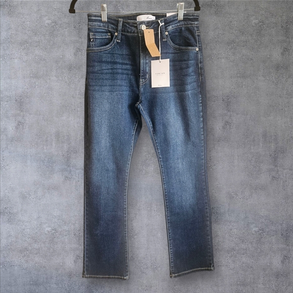 New Womens 9/28 Kancan Bootcut High‎ Rise Denim Jeans - Picture 1 of 7
